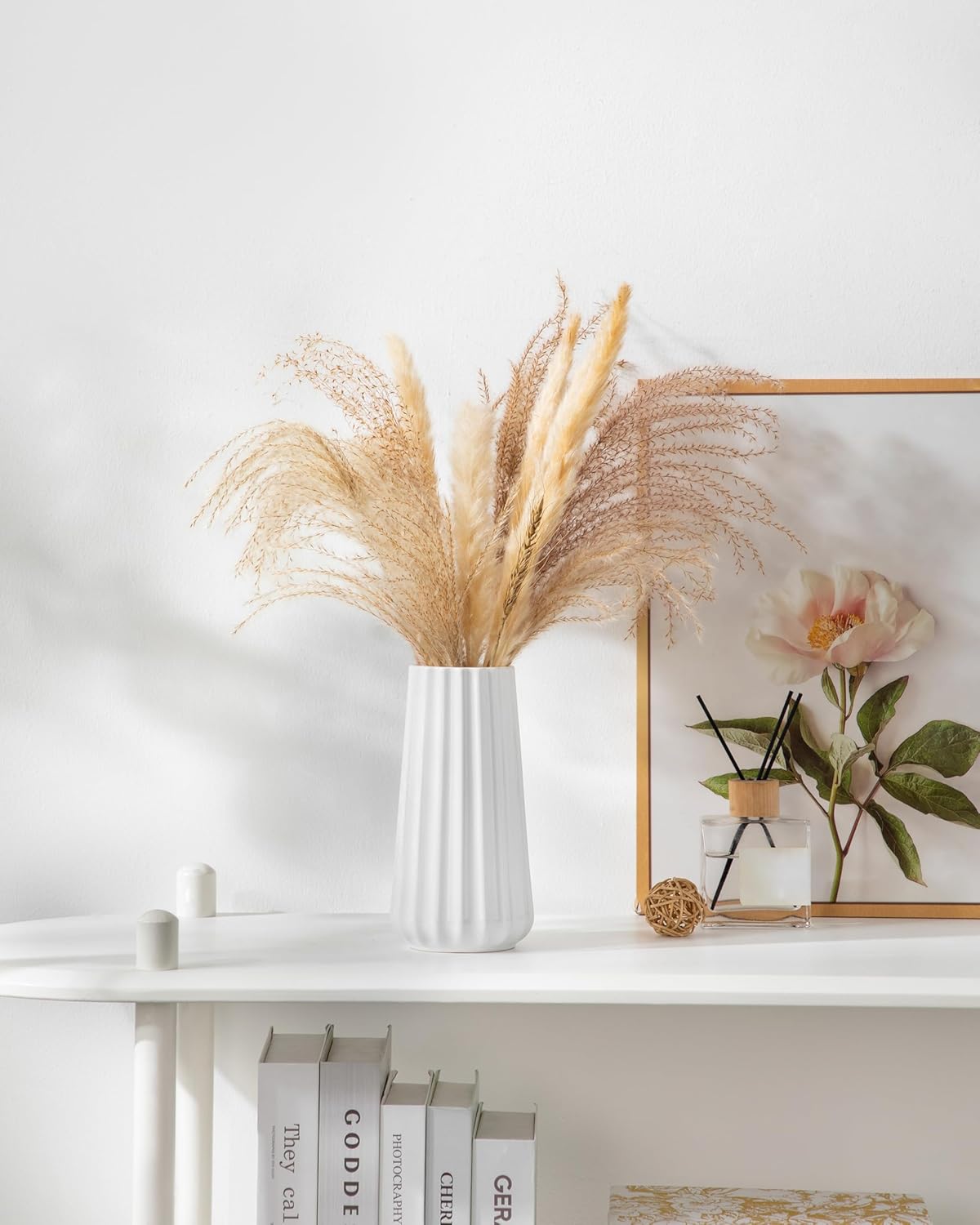 Modern Black Flower Vase — 8" - View 8
