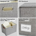 Beige Storage Bin — 17" - View 5