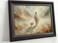 Framed Metal Canvas Wall Art — 24" — Jesus leaves 99