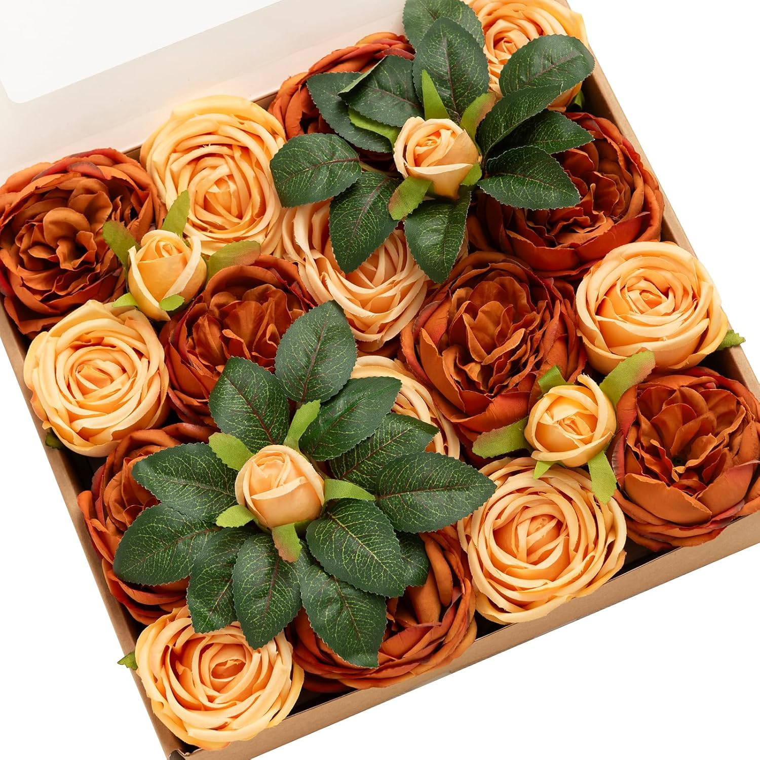 Orange Artificial Flowers — Terracotta