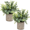 Wood Artificial Plant — 8.3"
