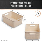 Boho Beige Storage Basket - View 3