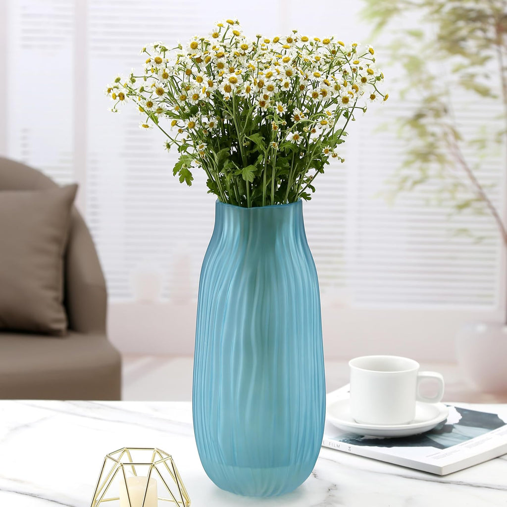Boho Blue Decorative Vase - View 2
