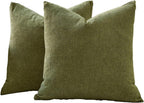 Linen Boho Beige Throw Pillow Cover — 20" - View 2