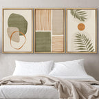 Framed Mid-Century Fabric Wall Art — 24" - View 2