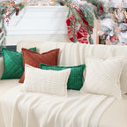 Boho Beige Throw Pillow Cover — 18" - View 9