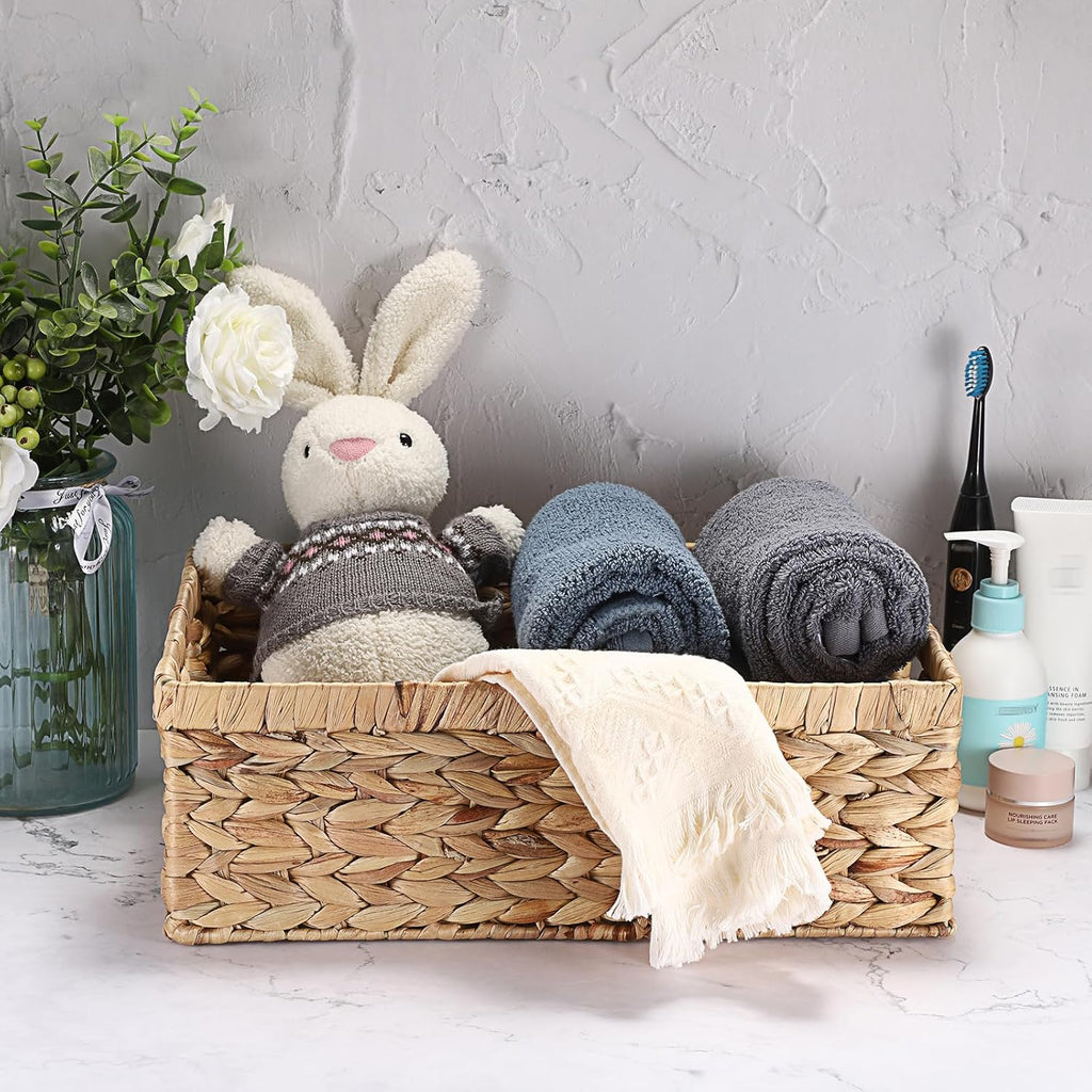 Boho Rattan Storage Bin — 15" - View 4