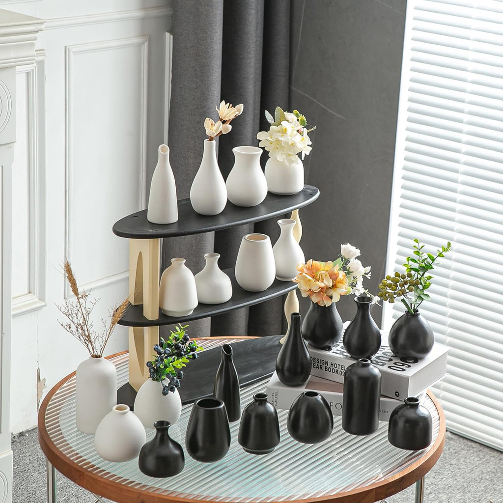 Boho Black Vase Set — Set of 11 - View 7