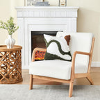 Embroidered Boho Fabric Throw Pillow Cover — 18" - View 2