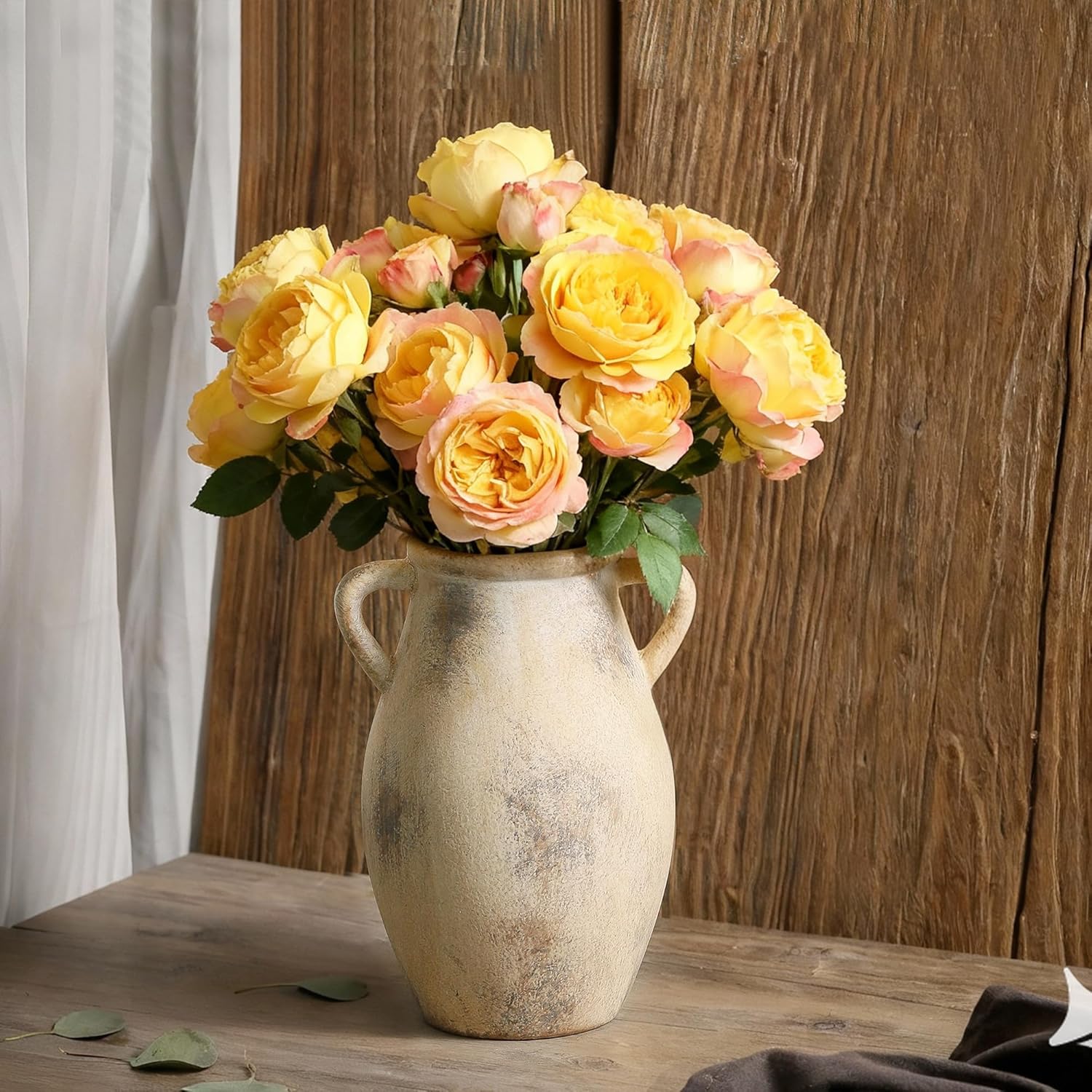 Boho Ceramic Flower Vase — 12" — 102-9in