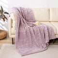 Beige Throw Pillow — 50" — Rose Pink-(without Pillows)