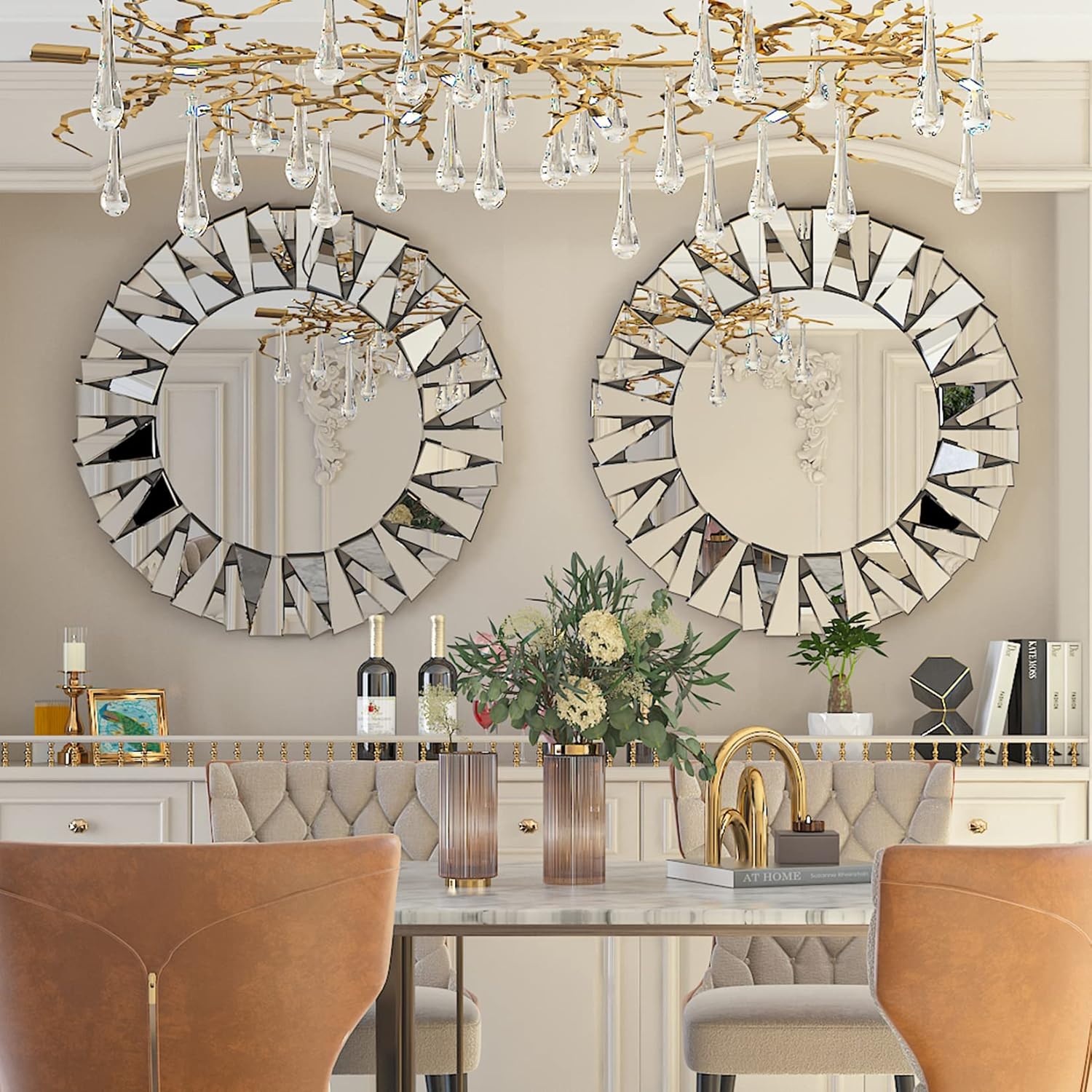 Beveled Glass Mirror — 5" - View 7
