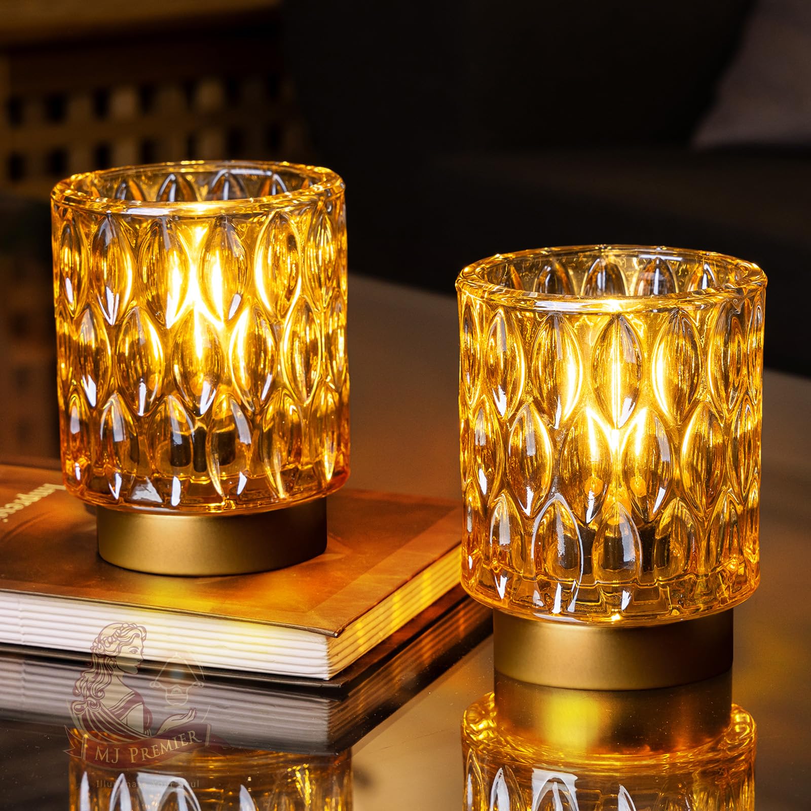 Cordless Luxe Orange LED Bulb