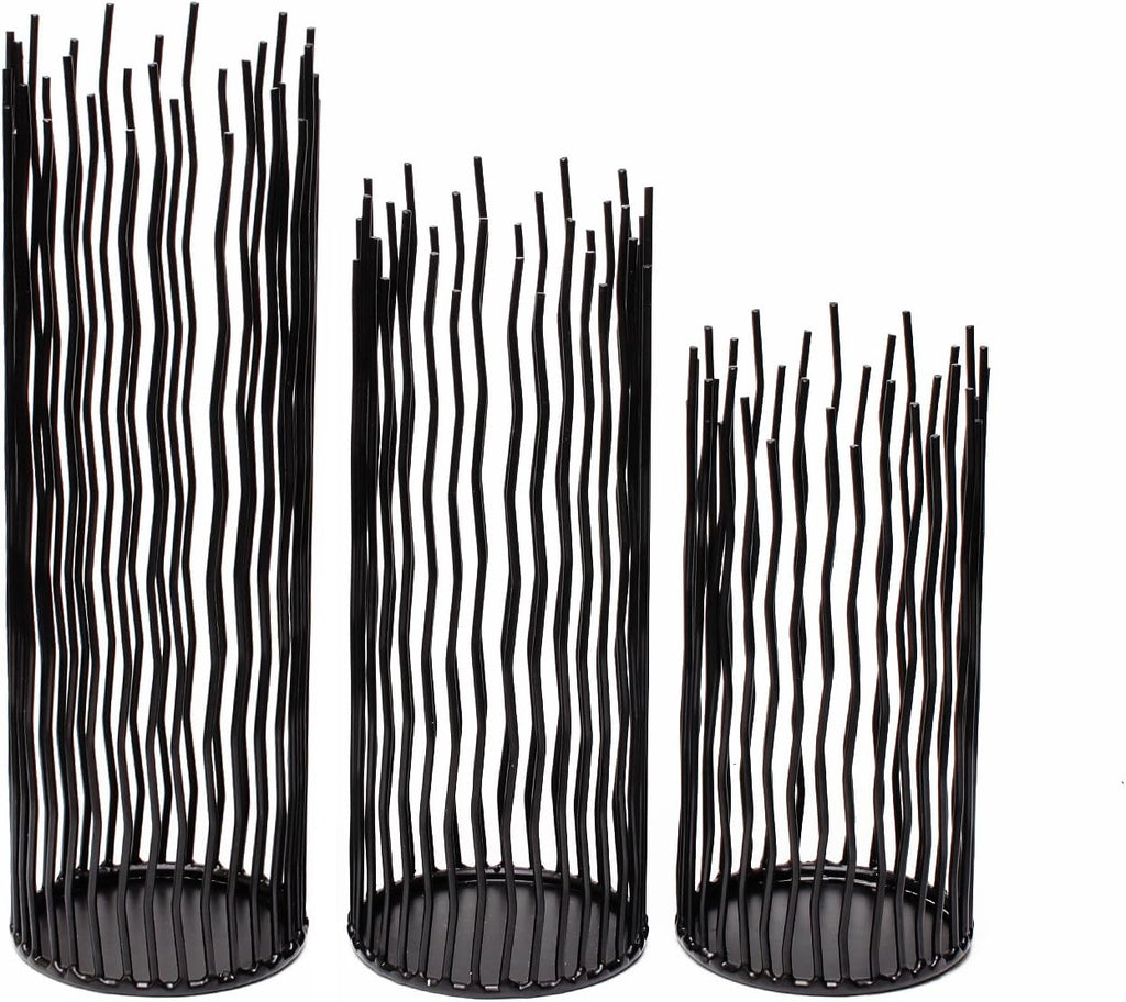 Modern Black Candle — Set of 3 - View 3