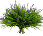Green Artificial Flowers — Green and Purple