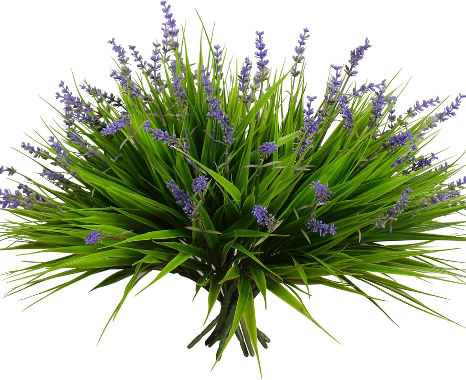 Green Artificial Flowers — Green and Purple