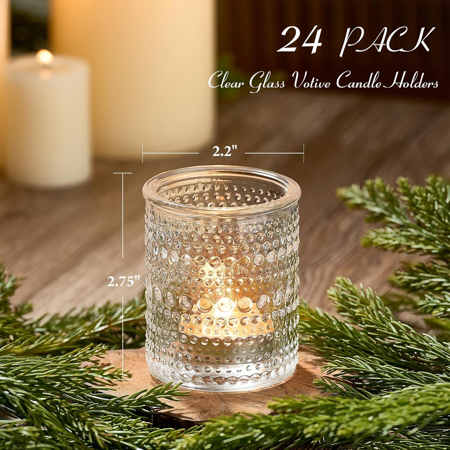 Vintage Green Candle - View 2