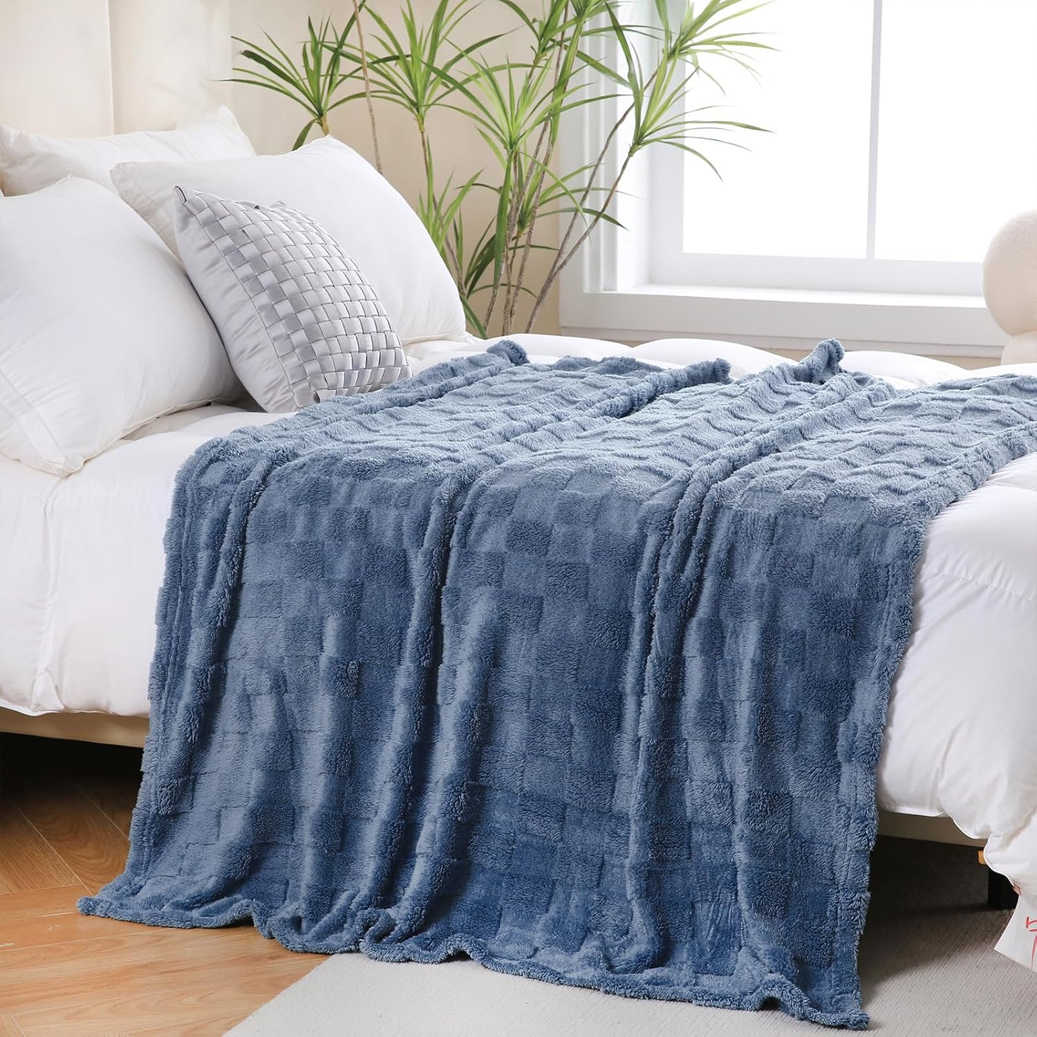 Beige Throw Pillow — 60" — 90×90inch