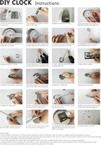 Modern Black Wall Clock - View 7