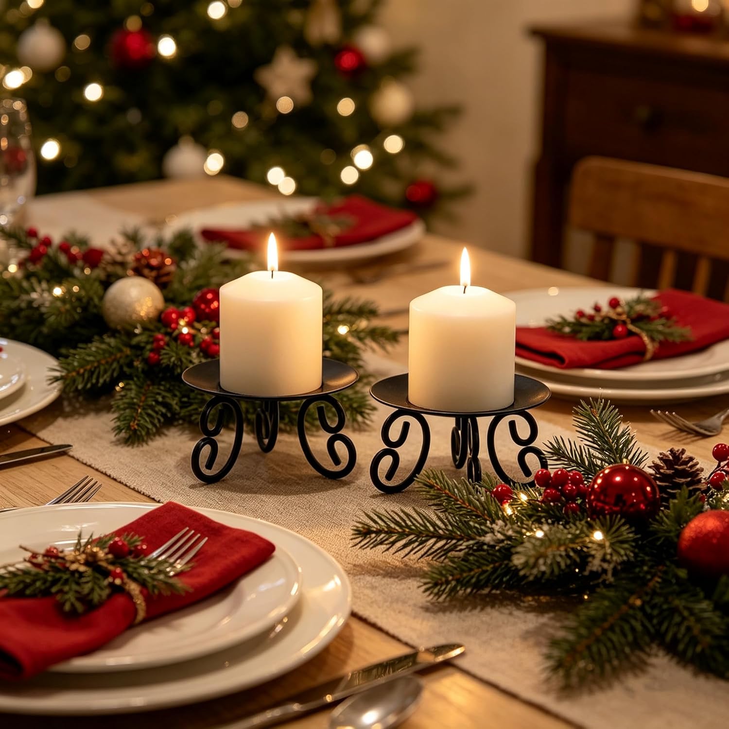Farmhouse Black Candle — 5" - View 5