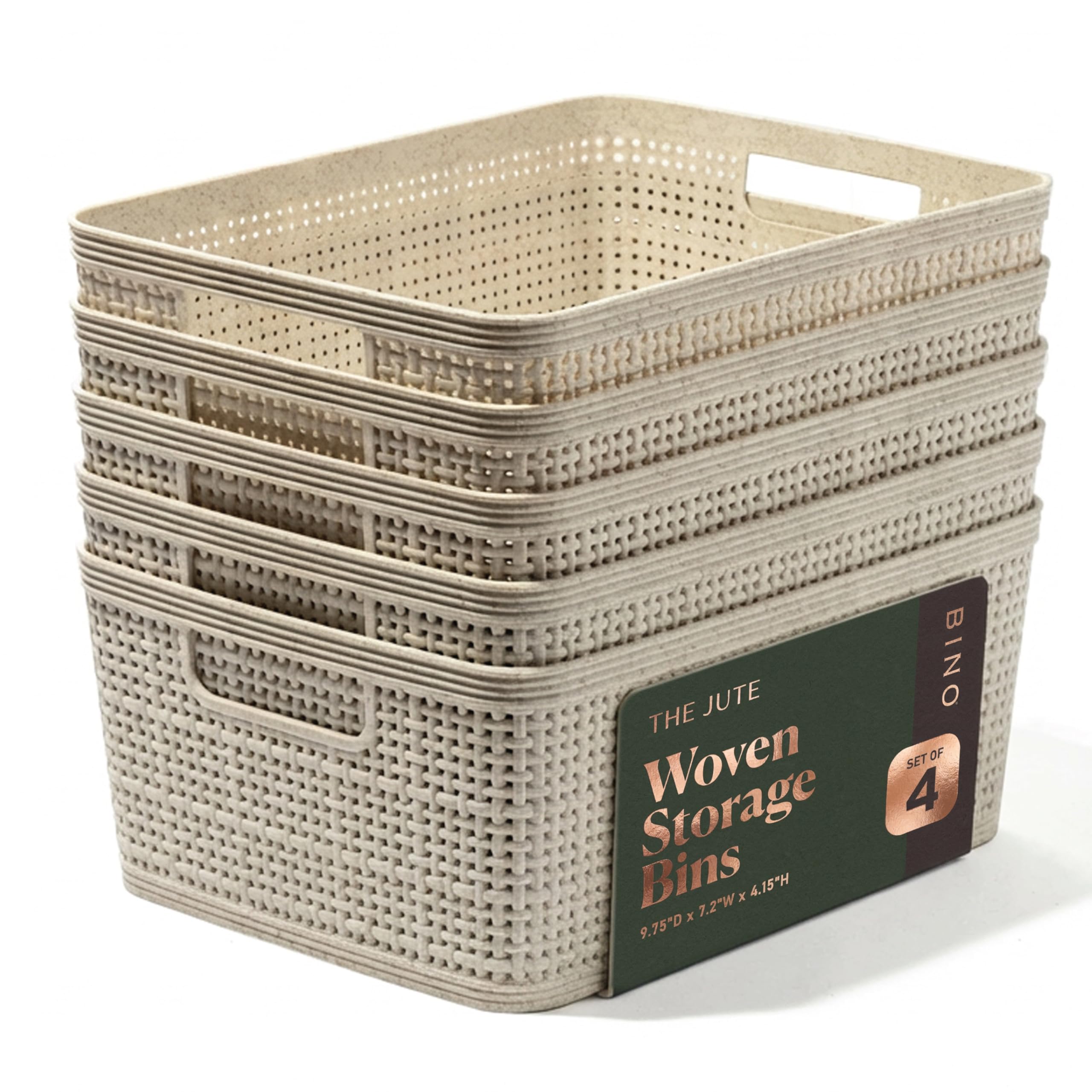Boho Beige Storage Basket