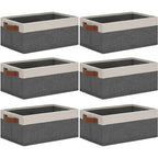 Beige Storage Bin — 11.8"