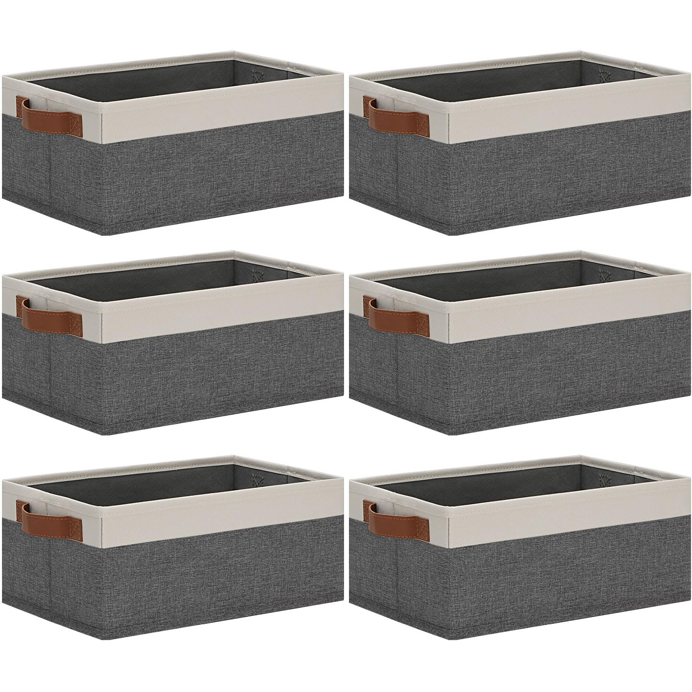 Beige Storage Bin — 11.8"