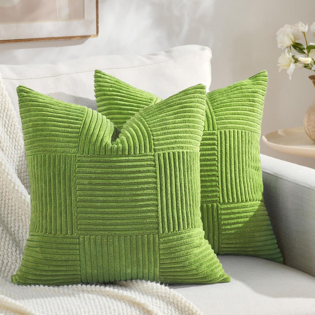 Boho Beige Throw Pillow Cover — 2-Light — 16" x 16" (Pack of 2)
