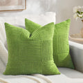 Boho Beige Throw Pillow Cover — 2-Light — 16" x 16" (Pack of 2)