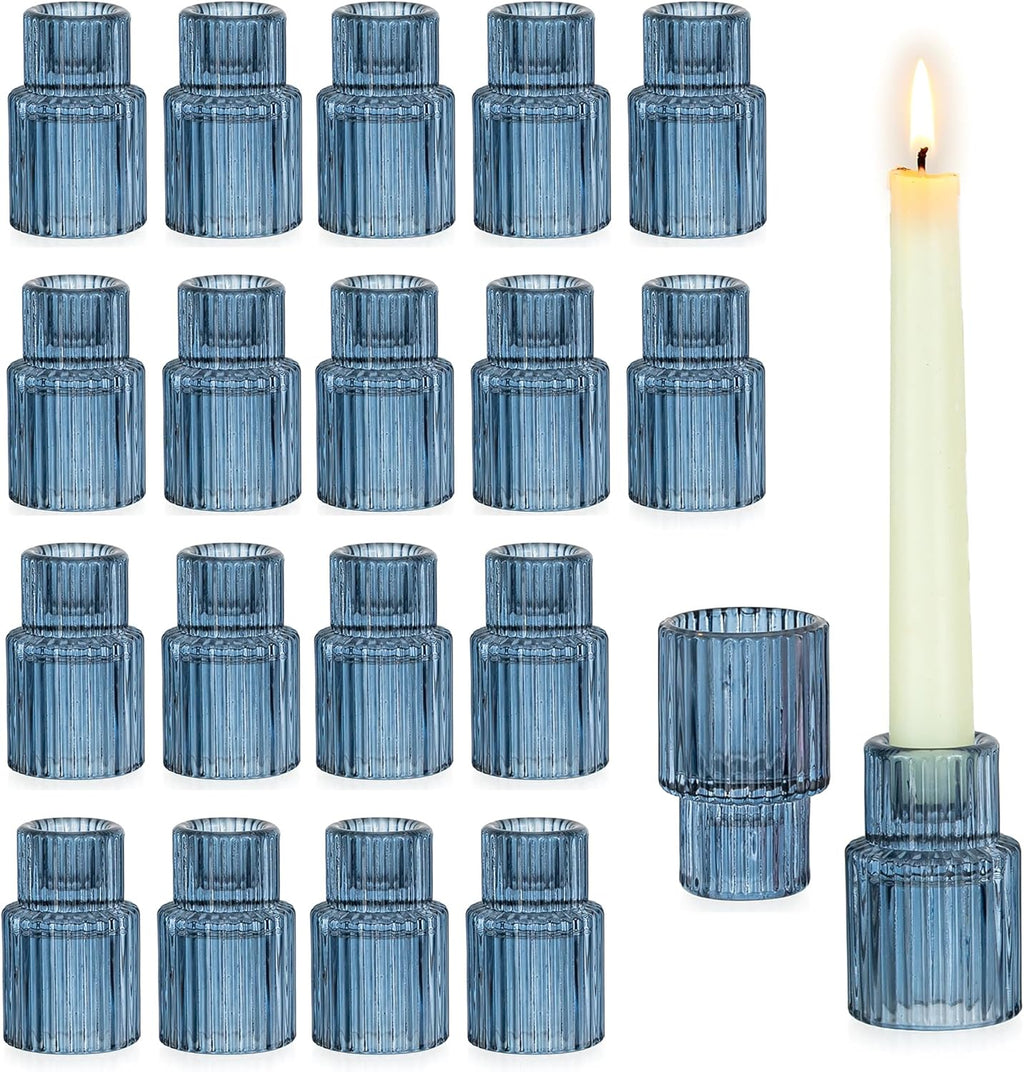 Modern Blue Candle — Blue