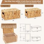 Boho Beige Storage Basket — 13" - View 3