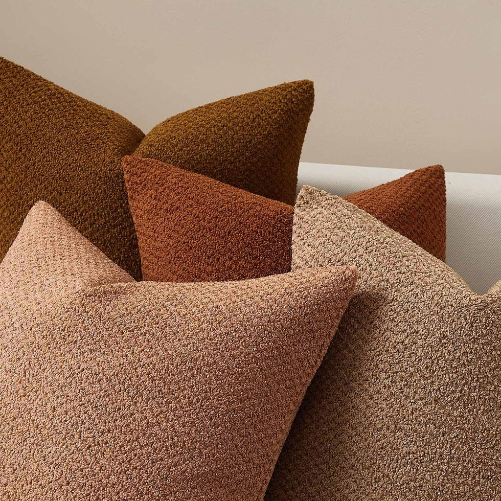 Boho Beige Throw Pillow Cover — 18" - View 5