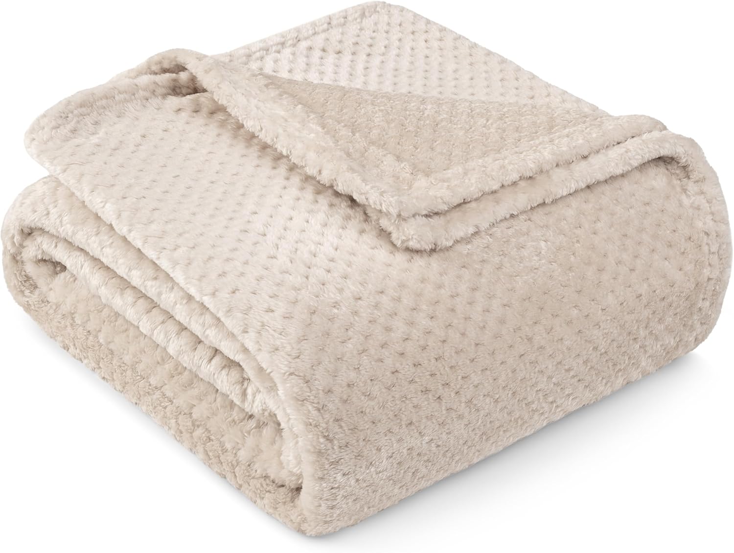 Beige Throw Pillow — 60" — Ivory Cream
