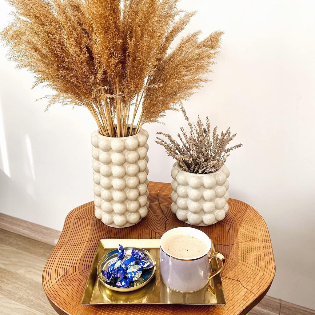 Boho Beige Flower Vase — Set of 2 - View 9