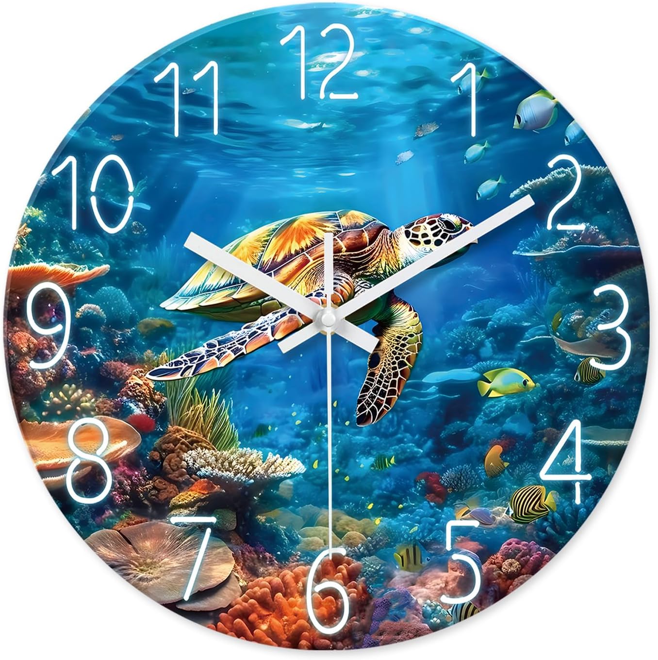 Battery Operated Black Wall Clock — 16" — 20 Inch