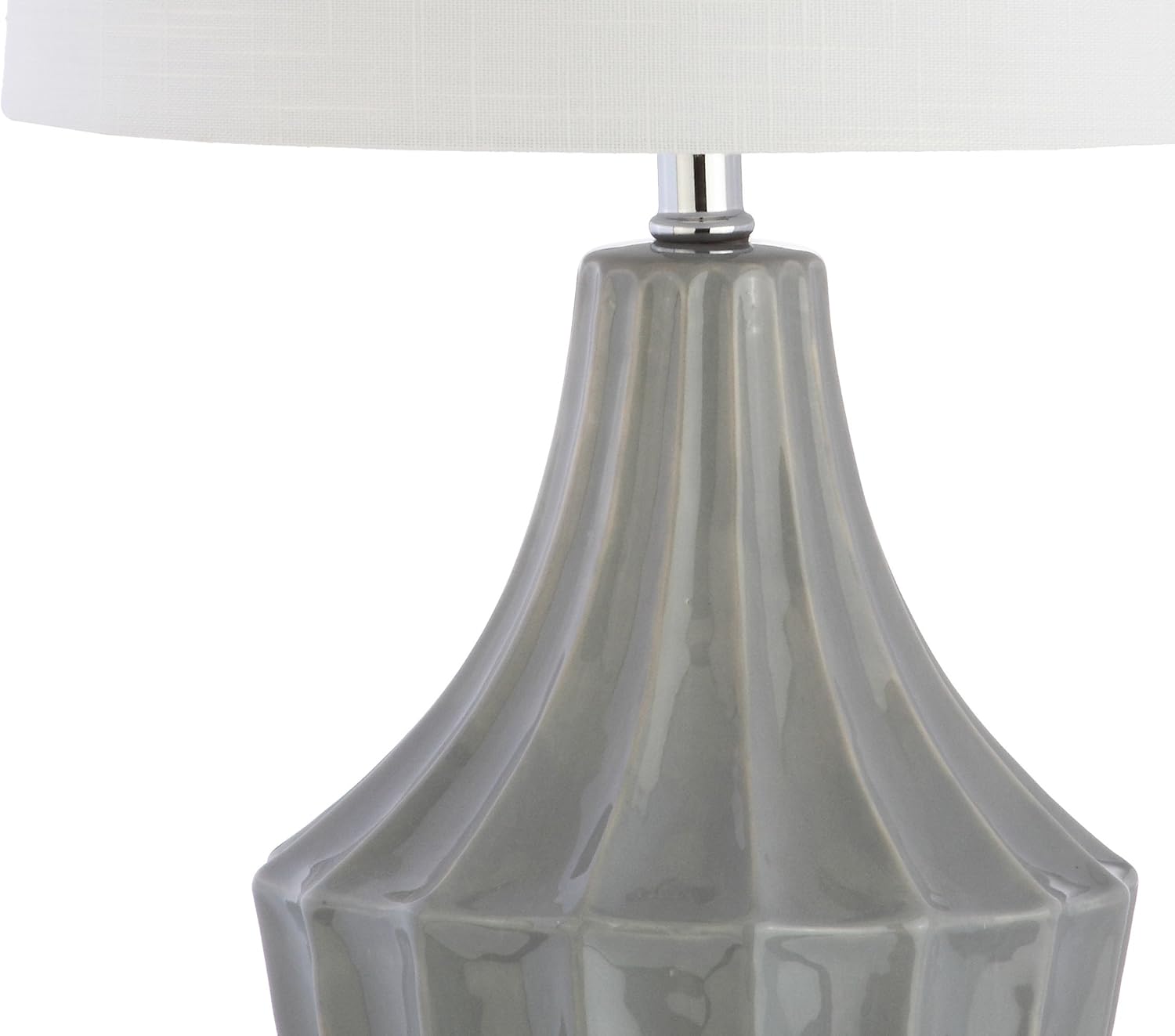 Linen Modern Beige Desk Lamp — 24.5" - View 6