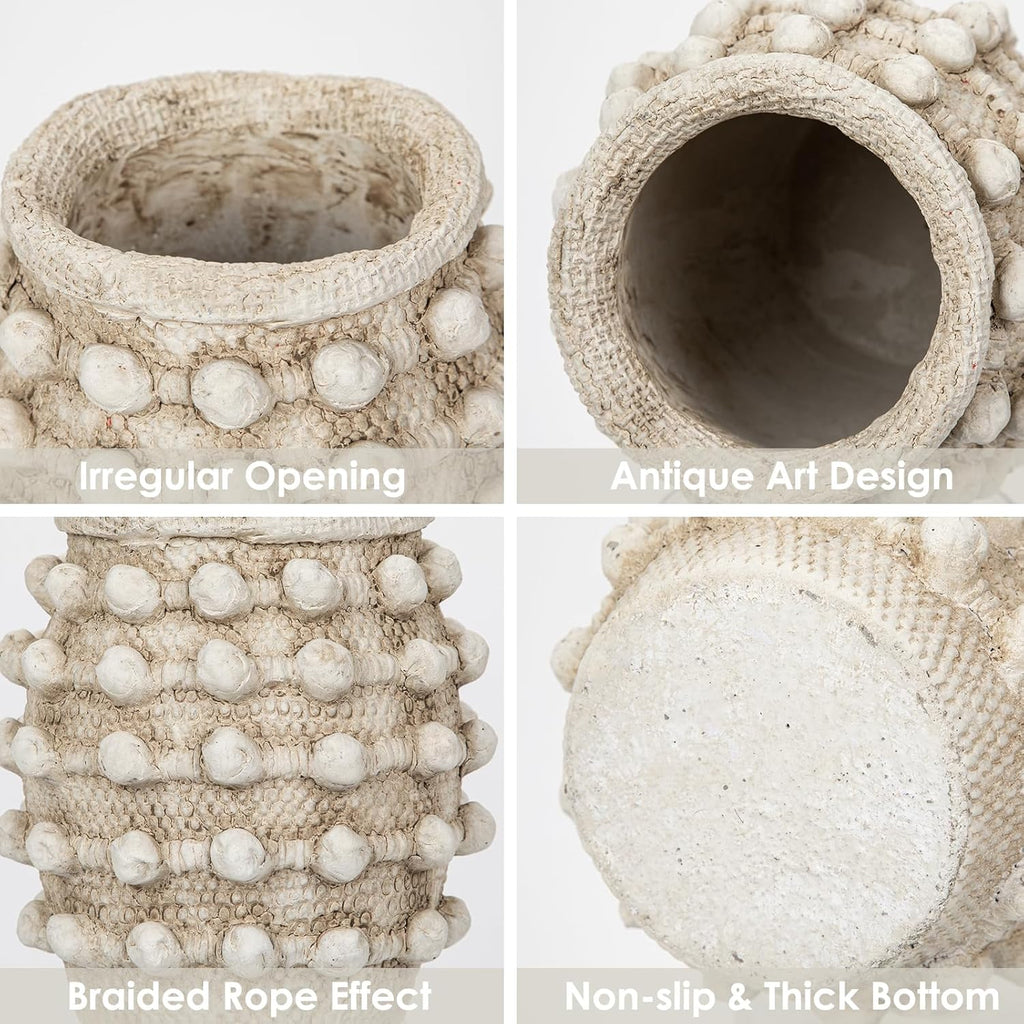 Boho Beige Vase - View 2