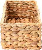 Rectangular Beige Storage Basket - View 5