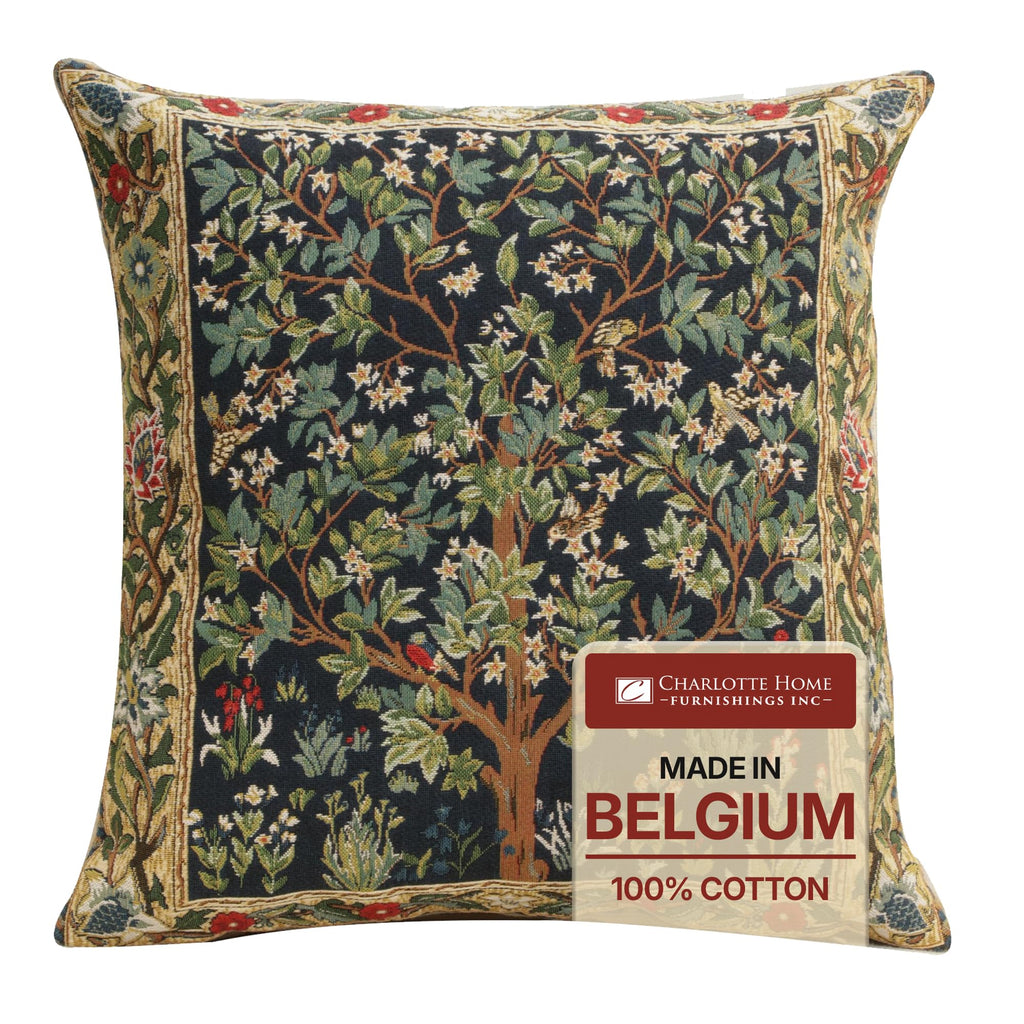 Boho Beige Throw Pillow Cover — 16x16