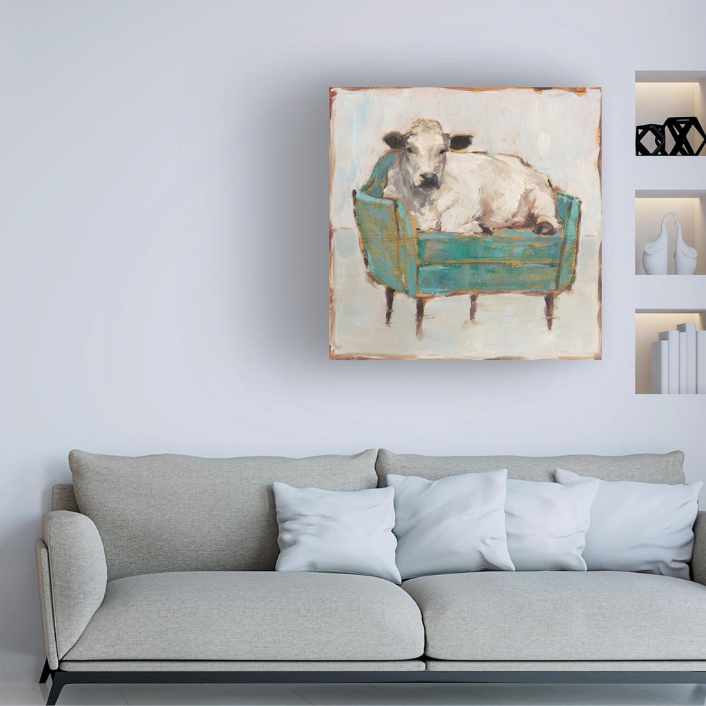Wrapped Canvas Beige Canvas Wall Art — 18" - View 3