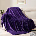 Luxe Blue Throw Pillow — 50" — Purple