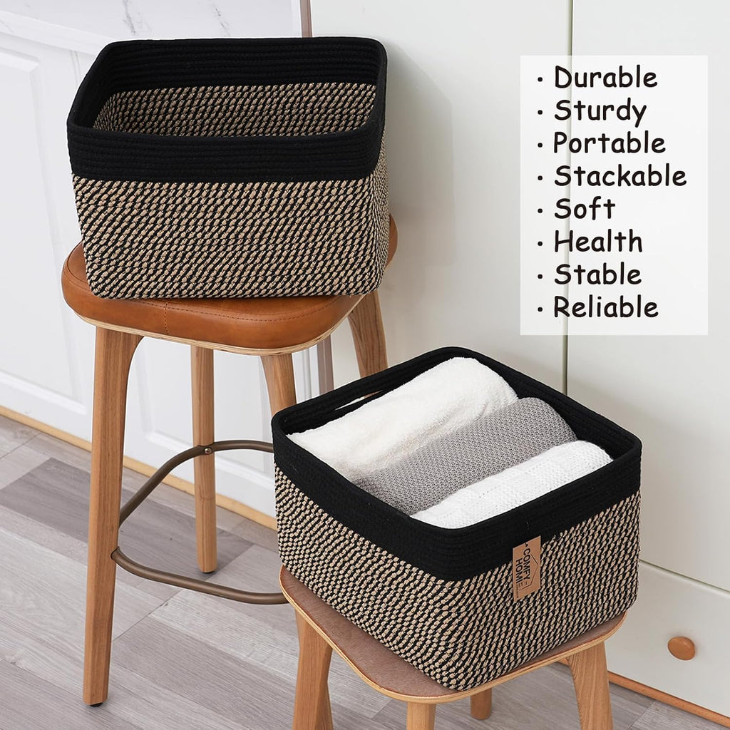 Boho Beige Basket — 13.5" - View 6