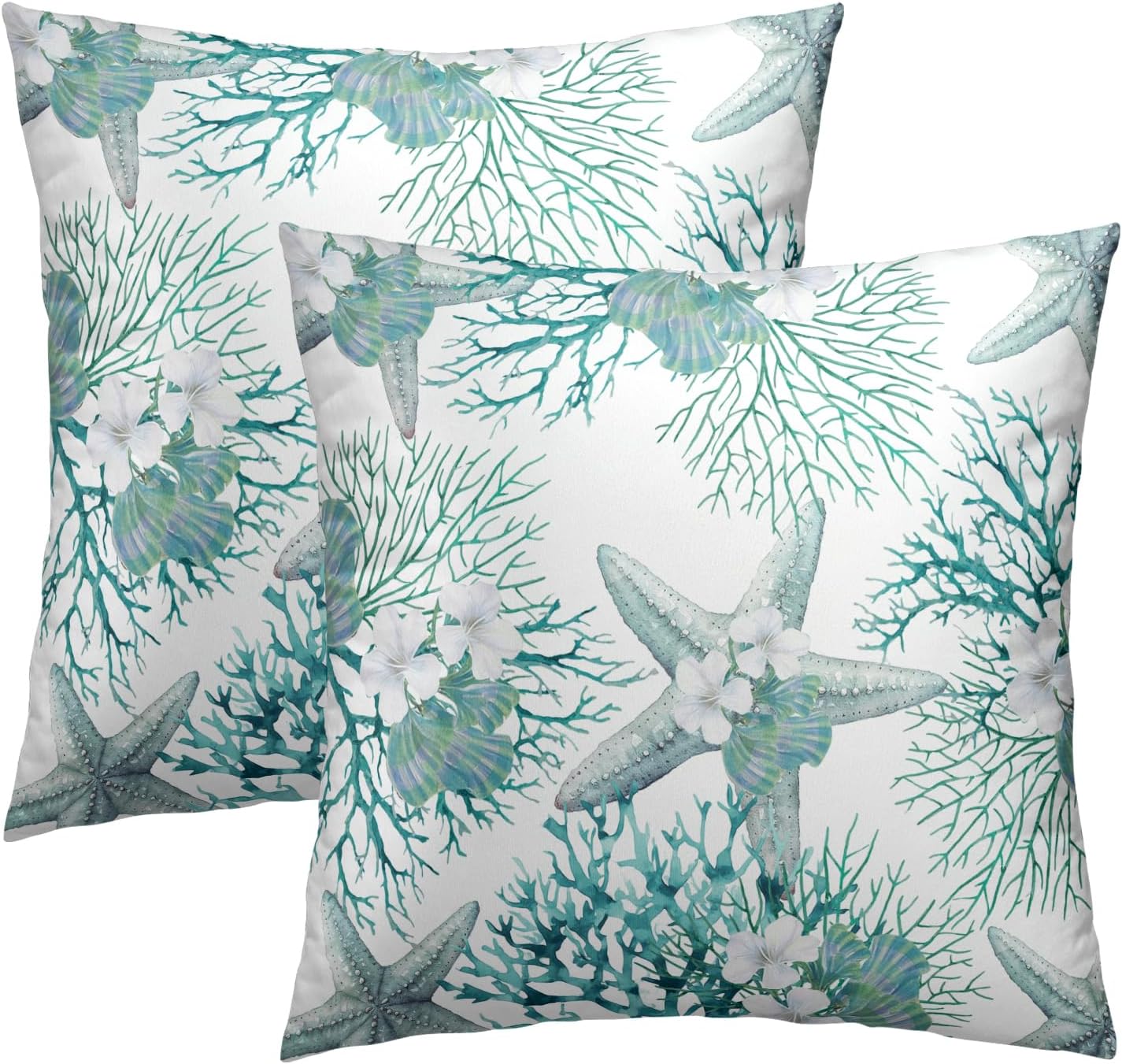 Boho Black Pillow Cover — 22" — 22" x 22" (Pack of 2)