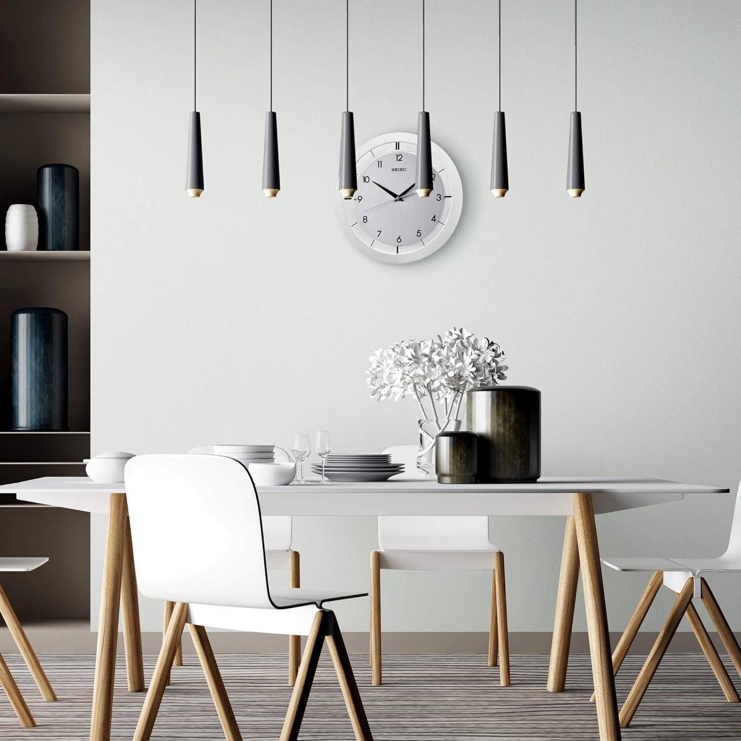 Black Wall Clock — 11" - View 6