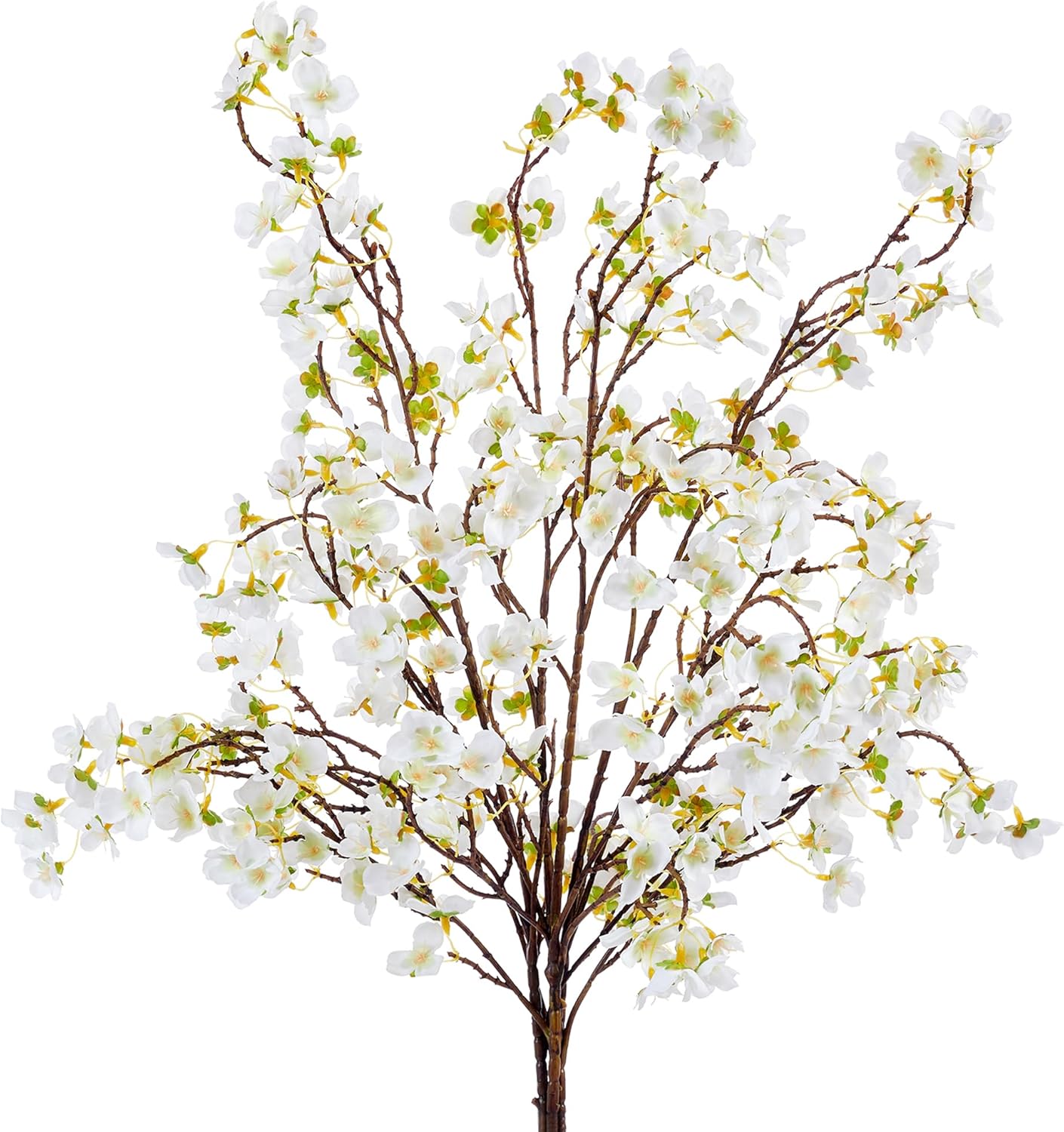 Gold Artificial Plant — 58" — 4pcs-ivory White