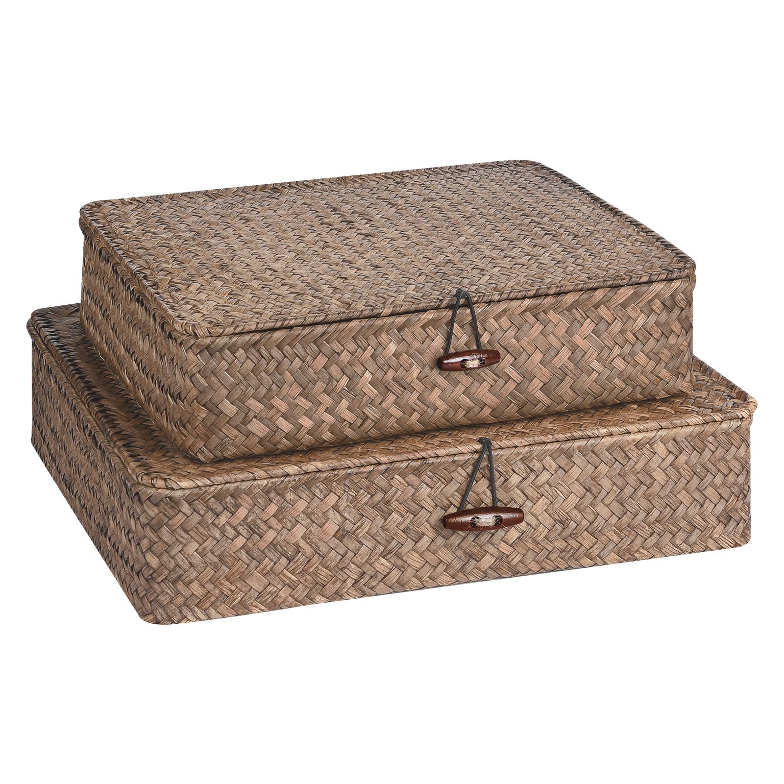Boho Brown Storage Bin — Set of 2