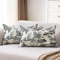 Velvet Boho Black Throw Pillow — 20" — Black