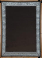 Farmhouse Brown Wall Mirror — 39" - View 5