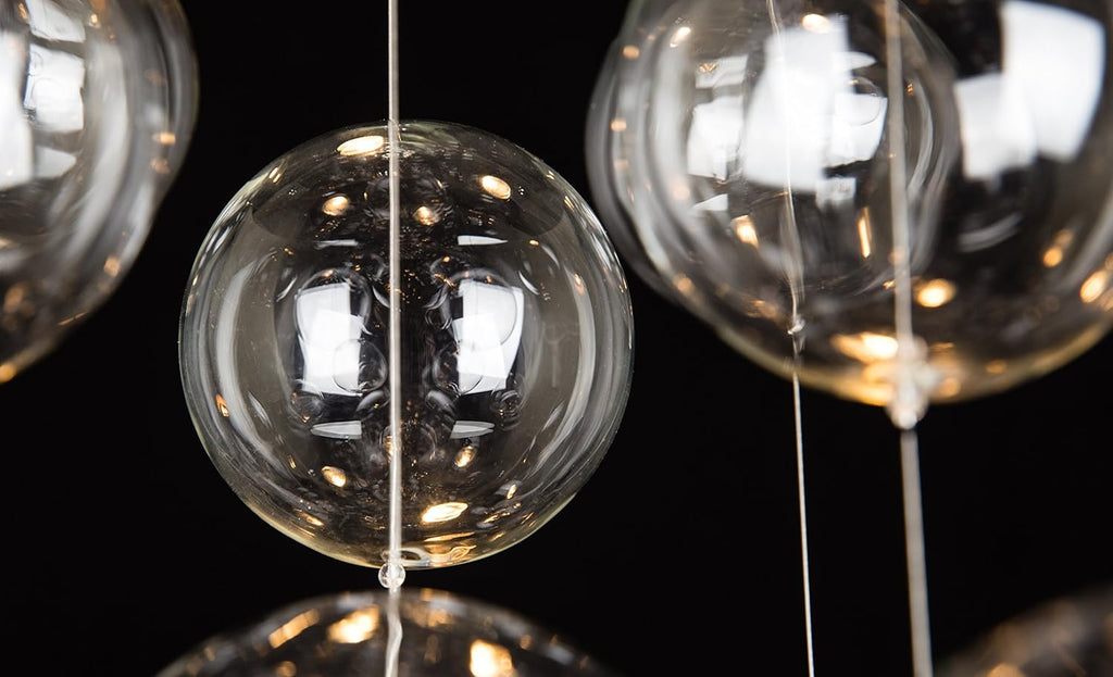 Modern Gold Chandelier - View 8