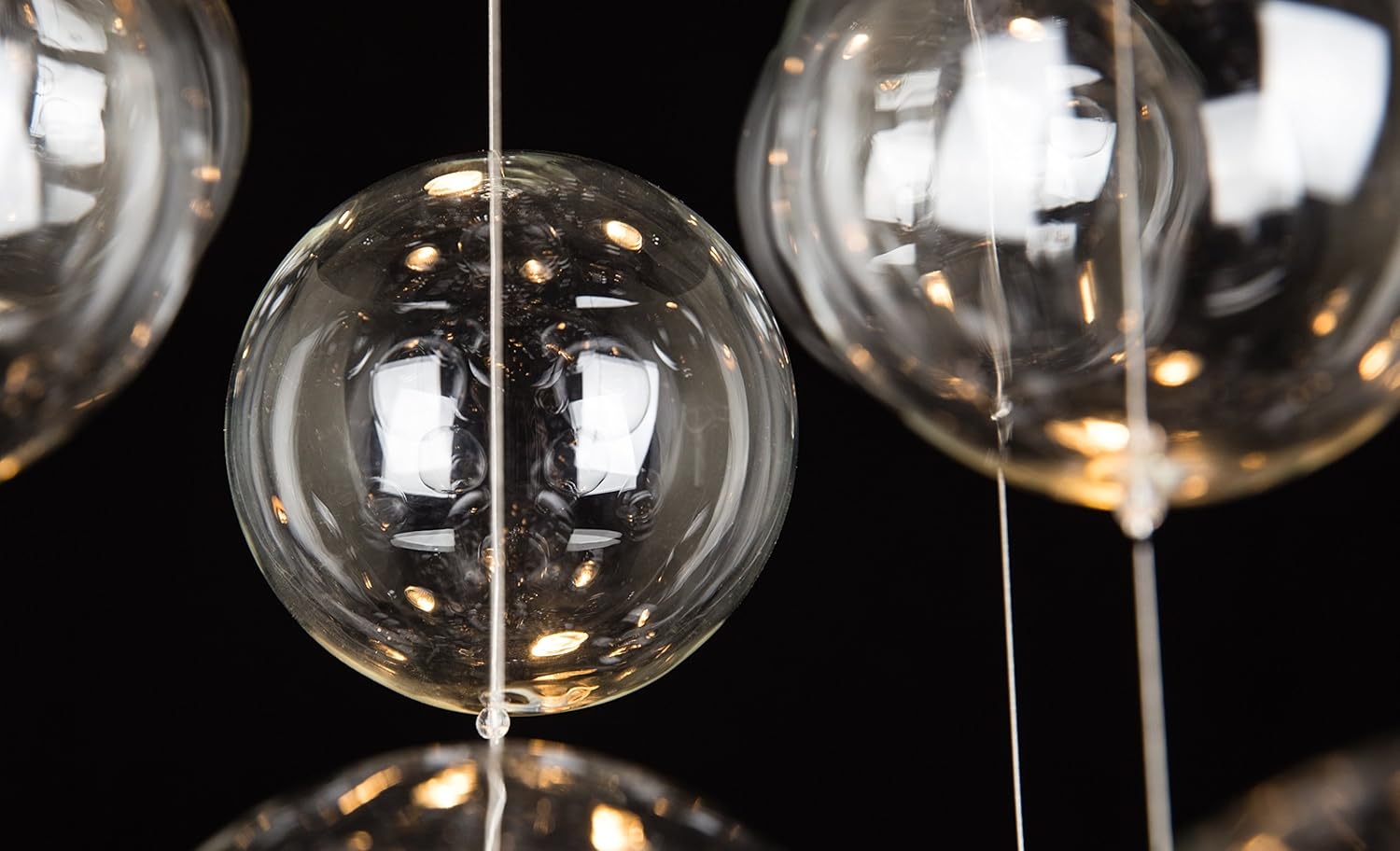 Modern Gold Chandelier - View 8